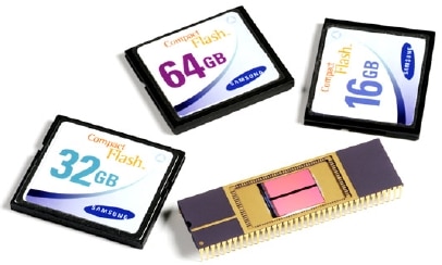 Tarjetas Flash de 64 y 32 GB de Samsung