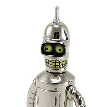 Bender futurama de metal 
