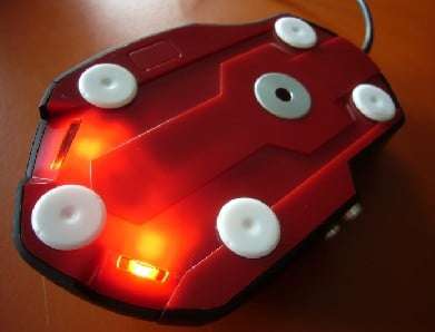 RatÃ³n Microsoft SideWinder parte trasera