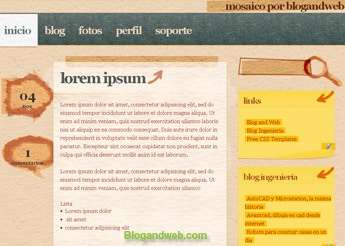 plantilla blogy mosaico