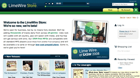 Limewirestore