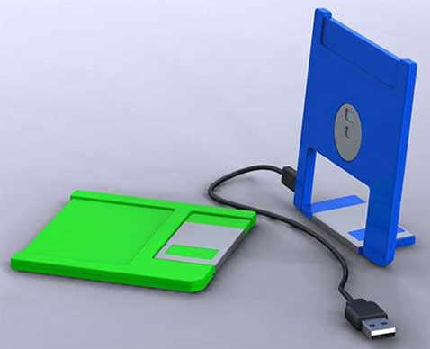 Floppy USB