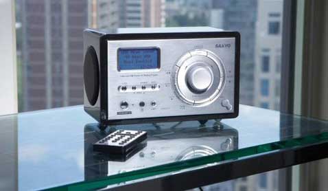 Radio con conexiÃ³n a Internet de Sanyo