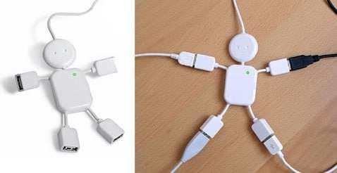 HUB USB con forma de hombre