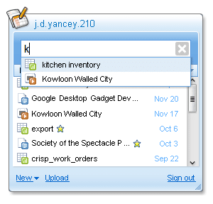 Docswidget
