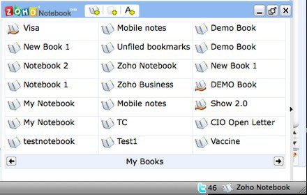 Zoho-notebook