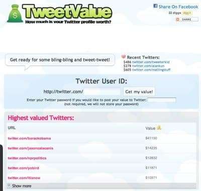 tweetvalue
