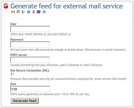 Feed-email