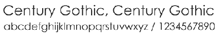 century-gothic