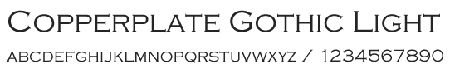 copperplate-gothic-light