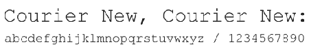 courier-new