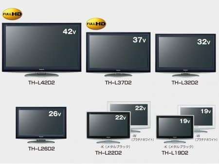 450 panasonic viera d2