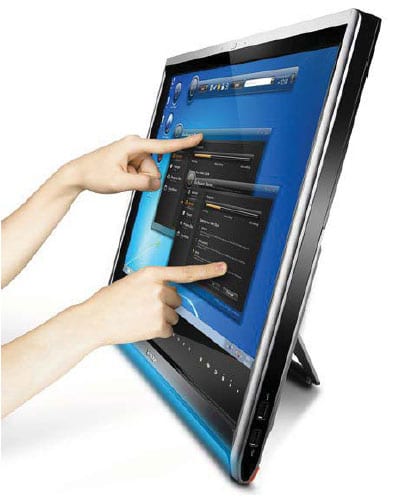 lenovo l2461x wide 1080p multitouch touchscreen lcd monitor