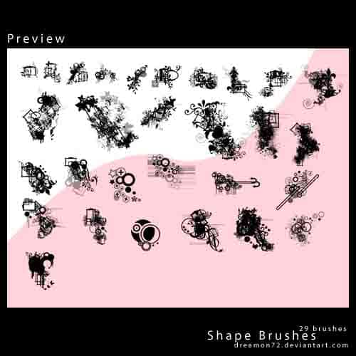 Dreamon Shape Brushes by dreamon72