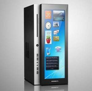 moneual lab dual screen pc case