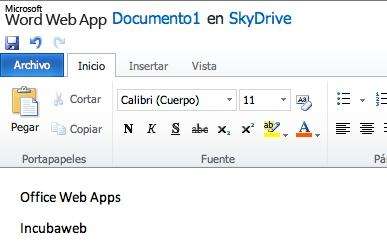 Office web apps