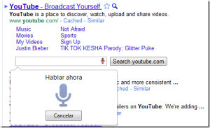 busqueda por voz google chrome