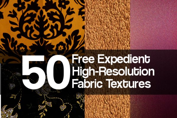 50 Free Expedient High-Resolution Fabric Textures