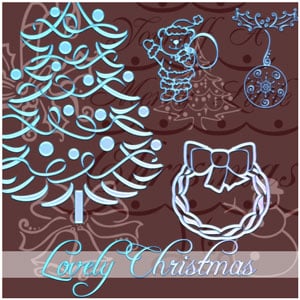 brushes adornos navidad 01