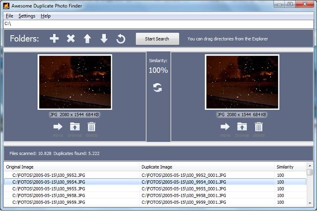 awesome duplicate photo finder
