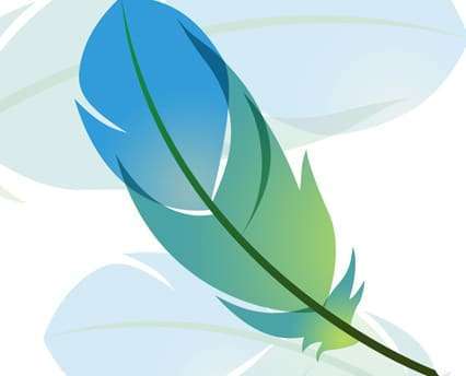 photoshop logo feather
