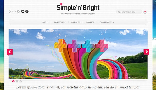 screenshot homepage simplebright1