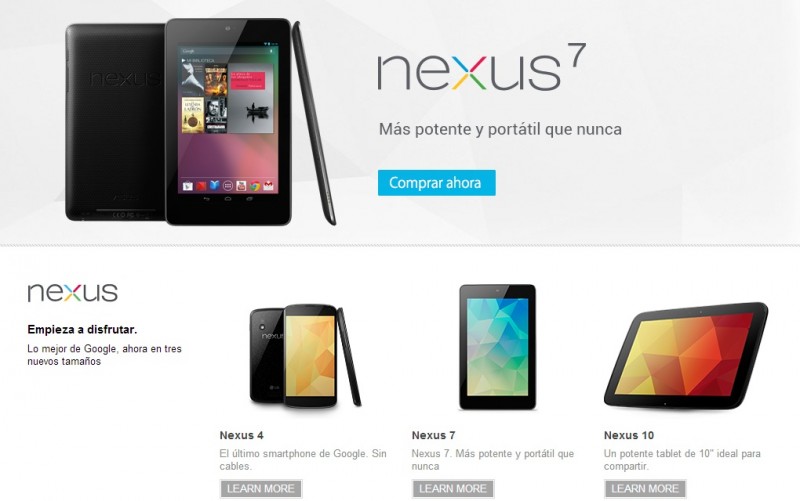 Google Nexus 10 Nexus 4