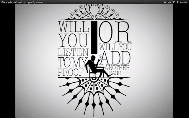 vídeo tipografía vídeo tipografía
