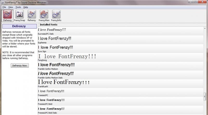 Font Frenzy