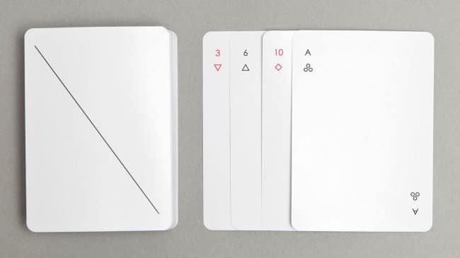 El diseño de cartas de poker más minimalista que hayas visto El diseño de cartas de poker más minimalista que hayas visto