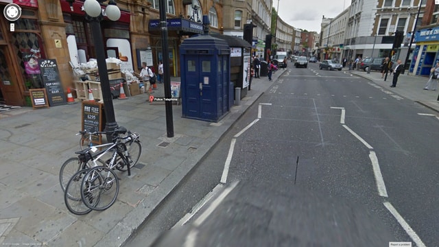 Google Maps Doctor Who