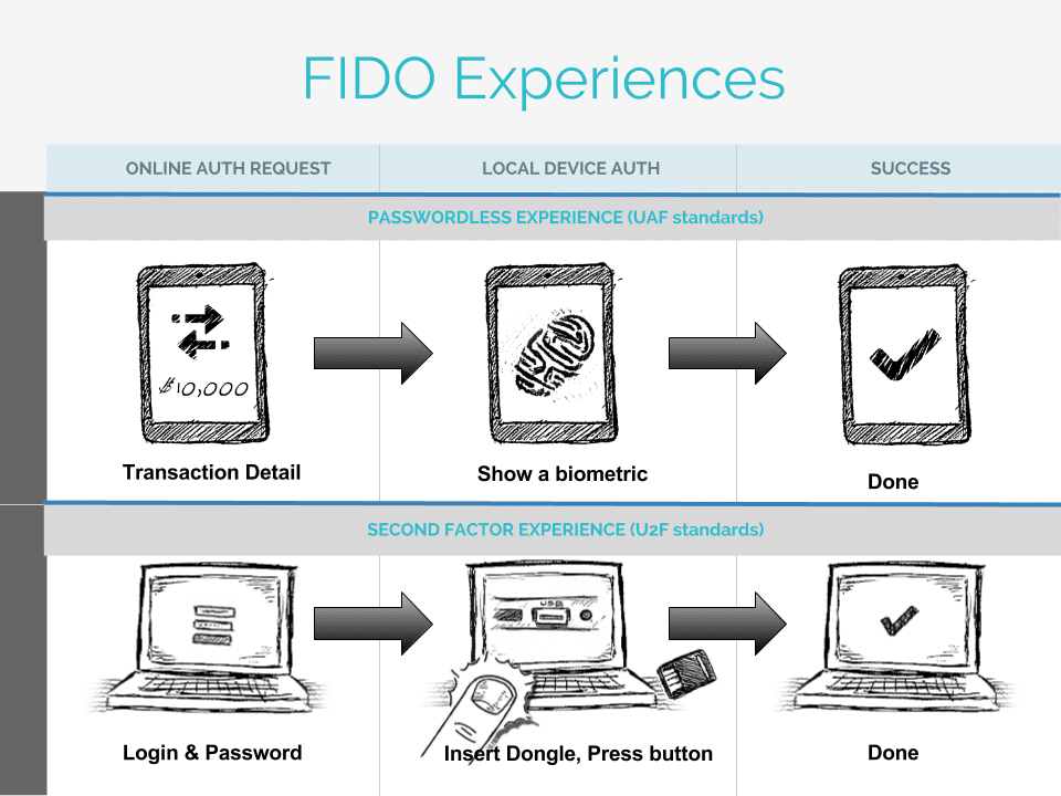 experiencias con FIDO password