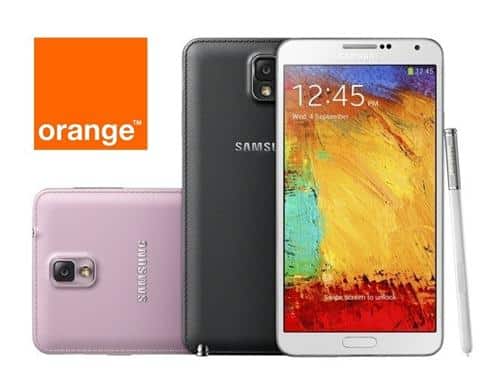 Orange Galaxy Note 3 1