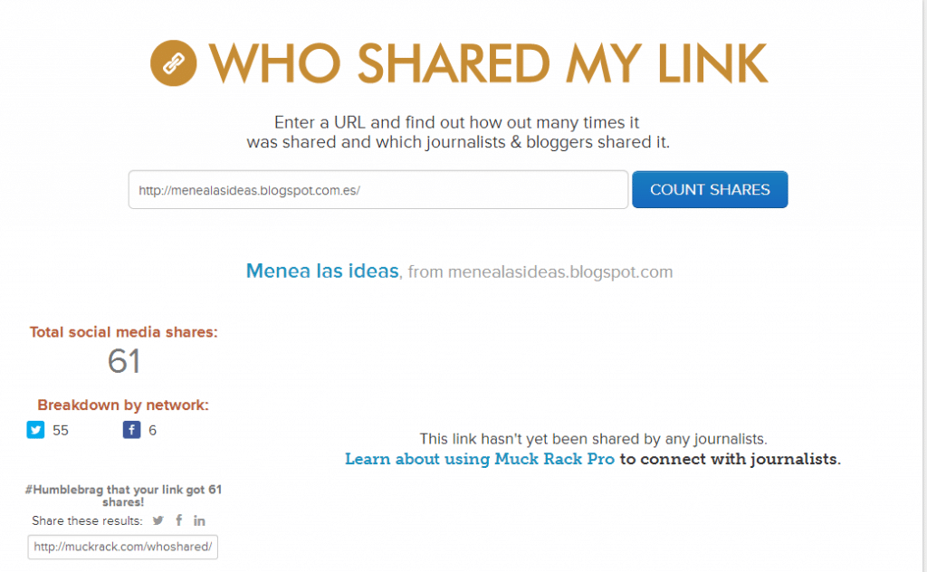 El número de veces de un enlace compartido 8 El número de veces de un enlace compartido2