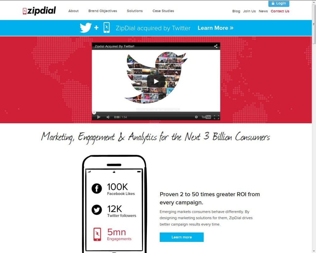 Startup india ZipDial