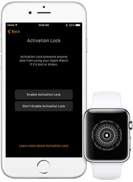 sistema operativo watchOS 2 bloqueo activación