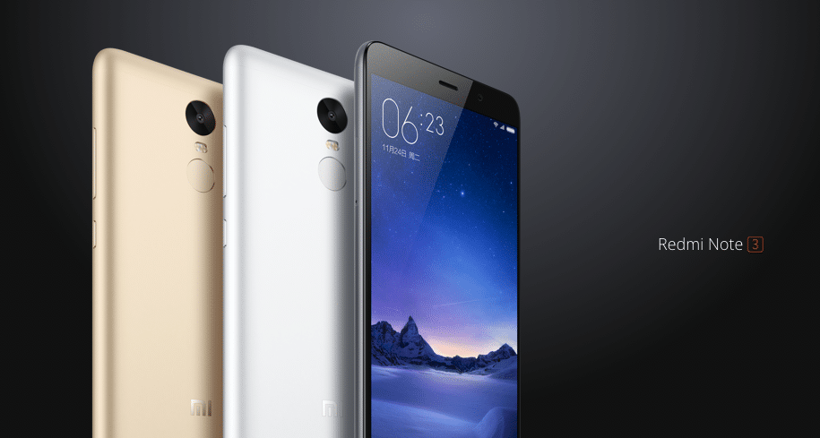 xiaomi Redmi Note 3 - acabado de metal