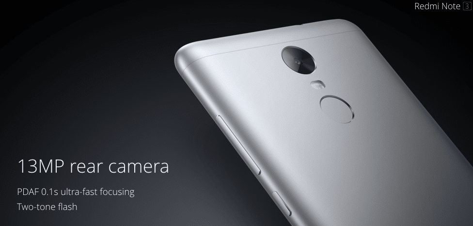 xiaomi Redmi Note 3 - cámara de 13 megapíxeles