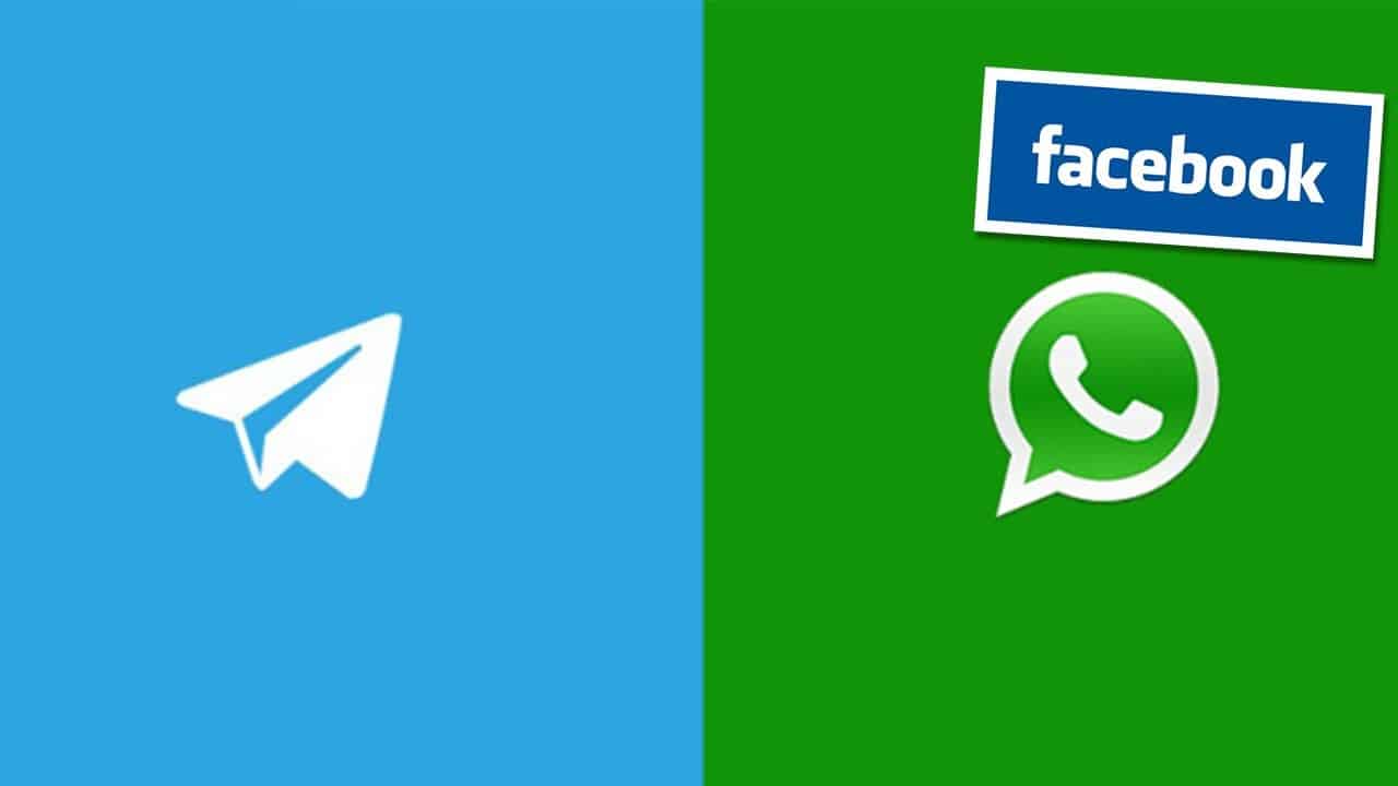 aplicación Telegram vs Whatsapp