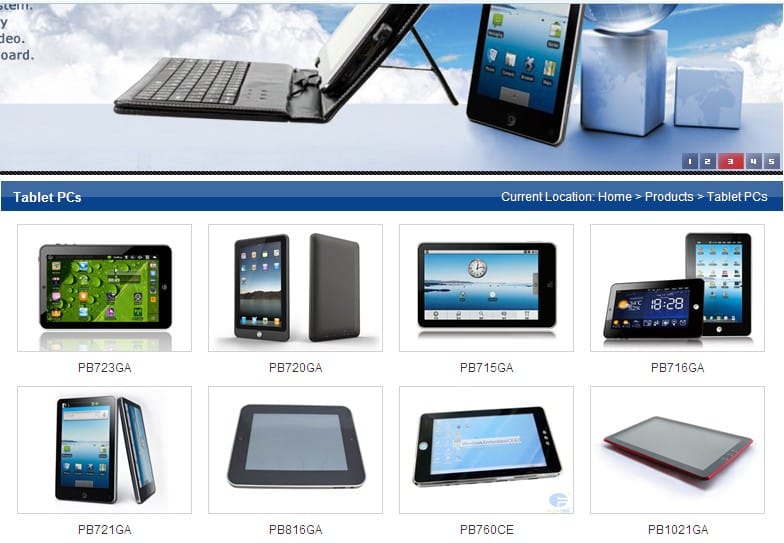 Tablets Android chinas 2