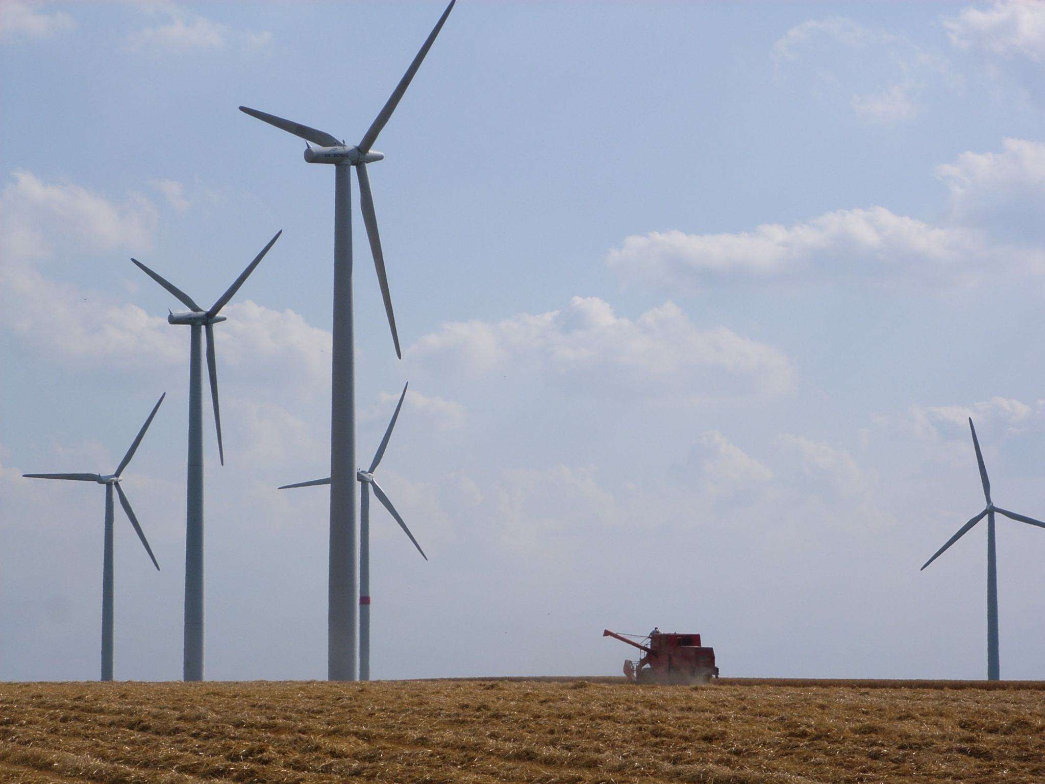 molinos de viento energía eólica