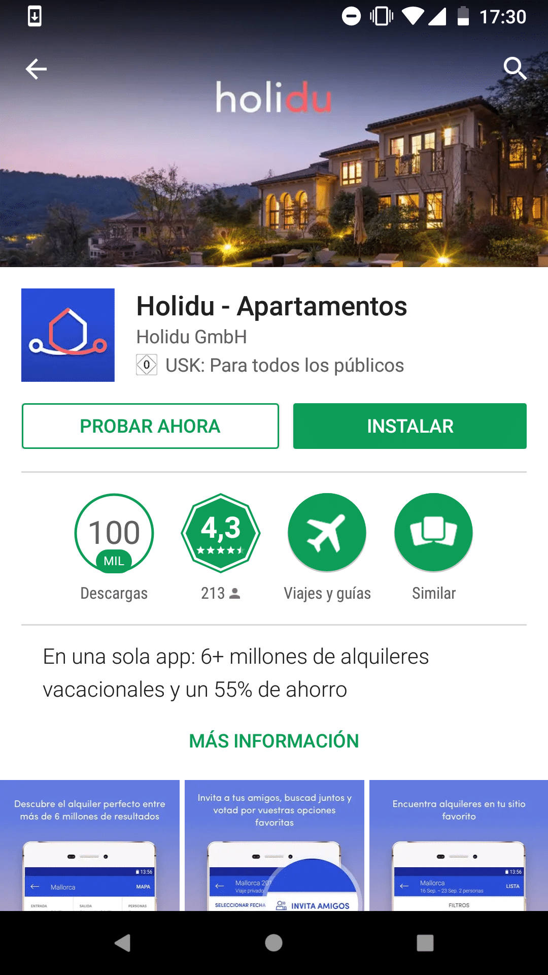 instantapp es