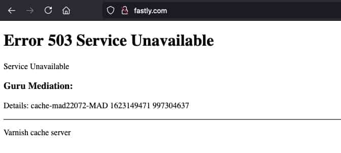 fastly error